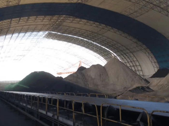 福泉煤棚料仓网架